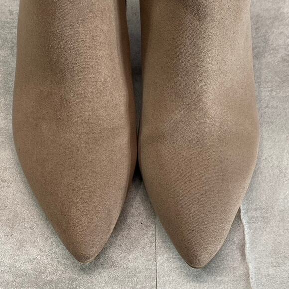 ALFANI Step N’ Flex Women’s Cognac Armena Pointed-Toe Side-Zip Booties SZ 6 - Picture 4 of 11